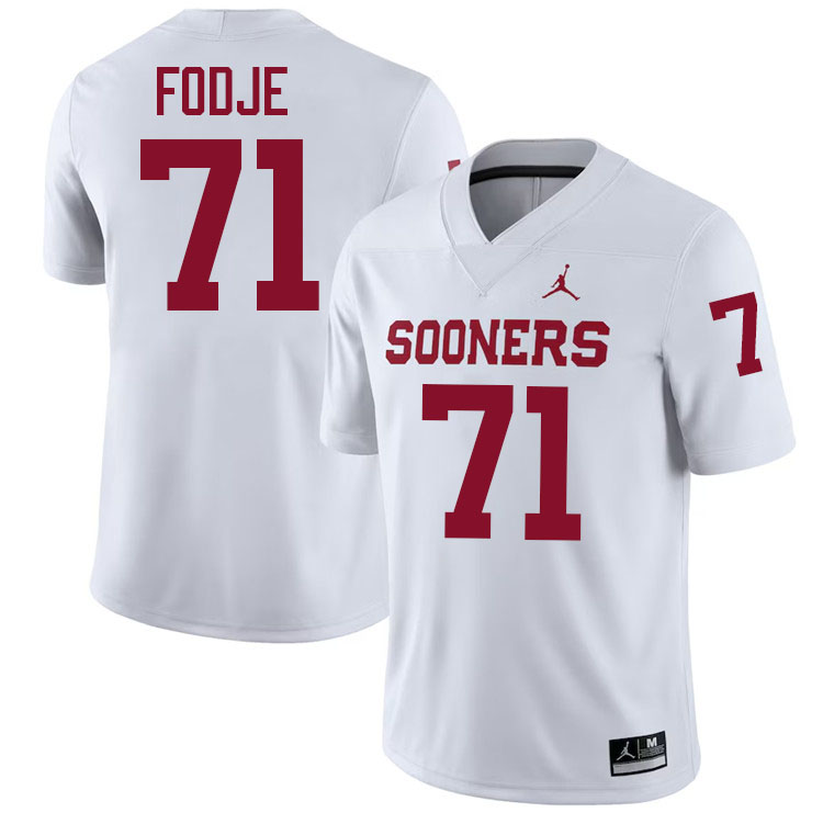 Ryan Fodje Oklahoma Sooners Jersey,Oklahoma Sooners Football Uniforms,Jersey-White